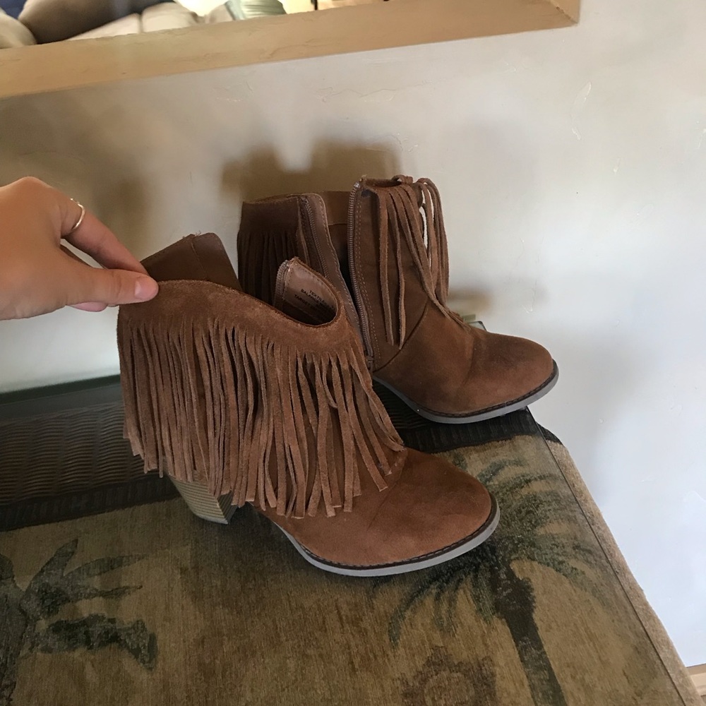 Mossimo Fringe Booties